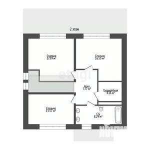 Дом 170м², 2-этажный, участок 5 сот.  