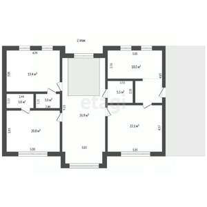 Дача 280м², 2-этажный, участок 11 сот.  