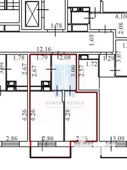 1-к квартира, на длительный срок, 37м2, 12/17 этаж