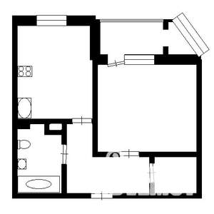 1-к квартира, на длительный срок, 46м2, 4/17 этаж