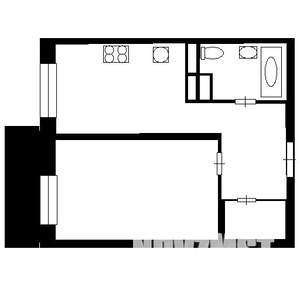 1-к квартира, на длительный срок, 42м2, 3/17 этаж