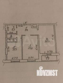 2-к квартира, вторичка, 64м2, 2/18 этаж