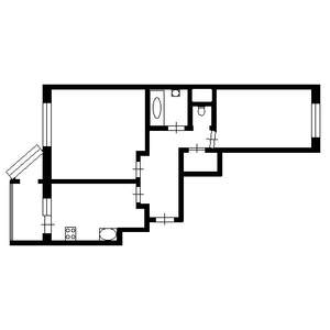 2-к квартира, вторичка, 58м2, 2/17 этаж