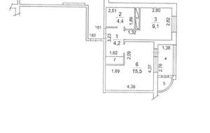1-к квартира, вторичка, 36м2, 11/16 этаж