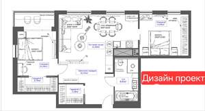 3-к квартира, вторичка, 70м2, 15/17 этаж
