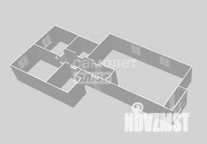 3-к квартира, вторичка, 70м2, 1/8 этаж