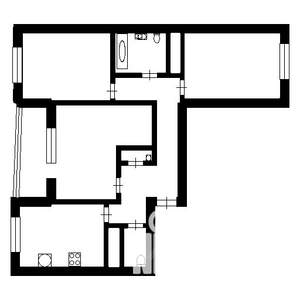 3-к квартира, вторичка, 74м2, 2/17 этаж