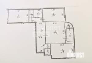 3-к квартира, вторичка, 75м2, 2/17 этаж