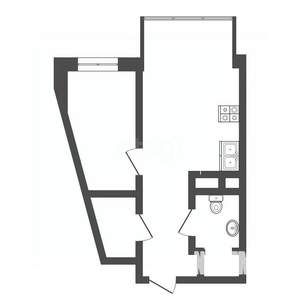1-к квартира, вторичка, 32м2, 8/9 этаж