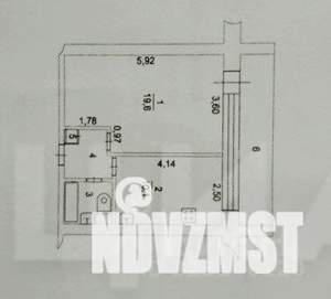 1-к квартира, вторичка, 36м2, 10/16 этаж