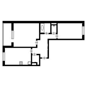 2-к квартира, вторичка, 56м2, 11/17 этаж
