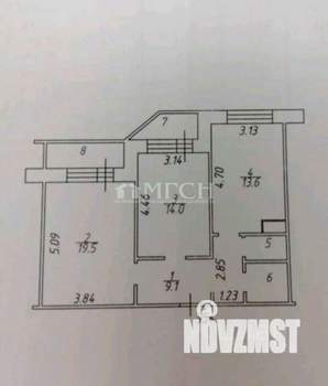2-к квартира, вторичка, 65м2, 14/17 этаж