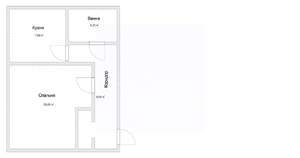 1-к квартира, вторичка, 40м2, 16/16 этаж