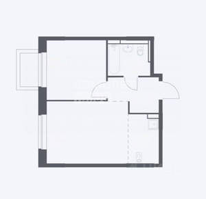 2-к квартира, вторичка, 38м2, 8/17 этаж