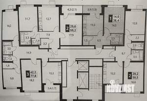 1-к квартира, вторичка, 38м2, 16/24 этаж