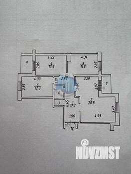 4-к квартира, вторичка, 83м2, 3/6 этаж