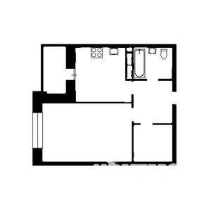 1-к квартира, вторичка, 41м2, 3/17 этаж