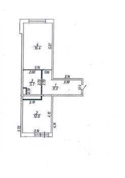 1-к квартира, вторичка, 45м2, 4/16 этаж