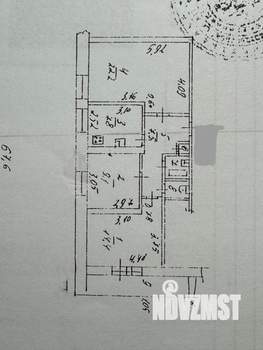 3-к квартира, вторичка, 68м2, 4/16 этаж