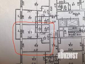 1-к квартира, вторичка, 36м2, 6/17 этаж