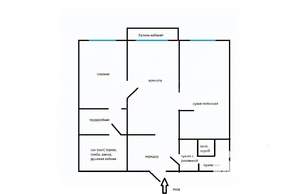 2-к квартира, вторичка, 59м2, 15/17 этаж