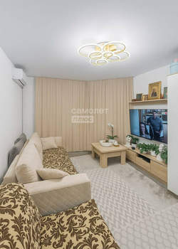 1-к квартира, вторичка, 46м2, 2/17 этаж