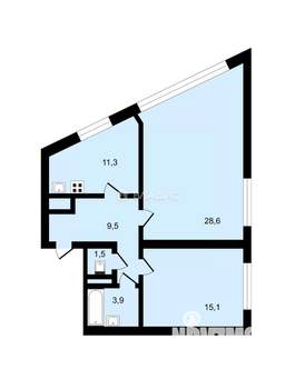 2-к квартира, вторичка, 70м2, 3/20 этаж