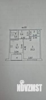 1-к квартира, вторичка, 42м2, 13/17 этаж