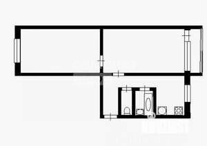 2-к квартира, вторичка, 44м2, 4/5 этаж