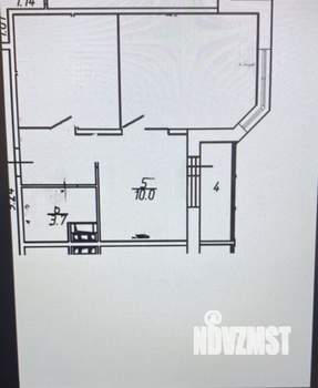 1-к квартира, вторичка, 47м2, 1/17 этаж