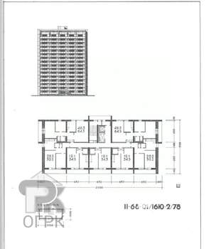 2-к квартира, вторичка, 50м2, 10/16 этаж
