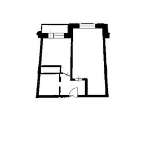 1-к квартира, вторичка, 40м2, 4/18 этаж