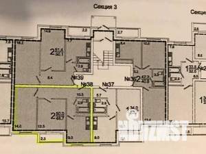2-к квартира, вторичка, 49м2, 3/4 этаж