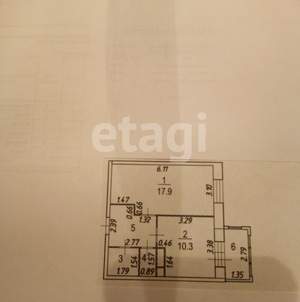 1-к квартира, вторичка, 38м2, 5/8 этаж