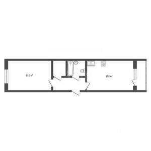 1-к квартира, вторичка, 40м2, 12/17 этаж