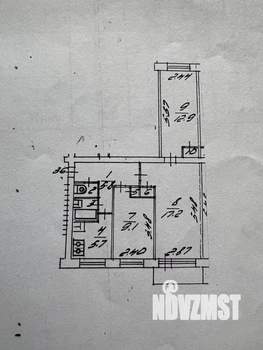 3-к квартира, вторичка, 56м2, 4/5 этаж