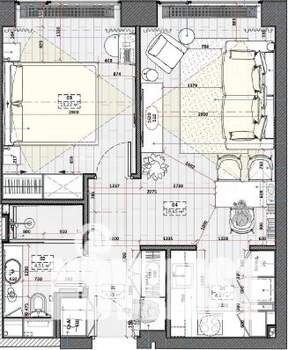 2-к квартира, вторичка, 45м2, 5/18 этаж