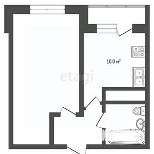 1-к квартира, вторичка, 40м2, 13/18 этаж