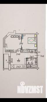 1-к квартира, вторичка, 51м2, 9/17 этаж